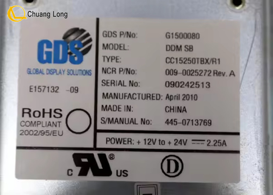 Parti di ricambio per bancomat NCR 66XX Monitor LCD da 15 pollici 009-0025272 0090025272