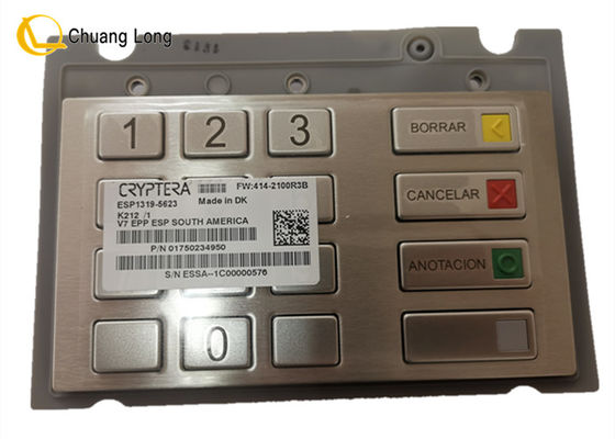 Prezzo buono Parti della macchina ATM Diebold Nixdorf DN V7 EPP tastiera tastiera 01750234950 750234950 in linea