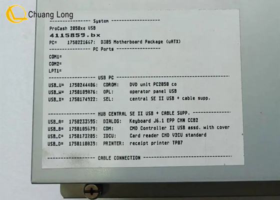 Parti di macchine bancomat Wincor Nixdorf SWAP-PC EPC 4G DualCore E5300 TPMen 01750235485 1750235485