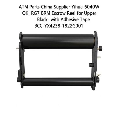 Prezzo buono Parti di bancomat Cina Fornitore Yihua 6040W OKI RG7 BRM bobina di riserva per nero superiore con nastro adesivo BCC-YX4238-1822G001 in linea