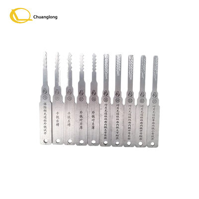 Uno strumento di selezione di serrature a 10 pezzi per serrature di sicurezza di grado C, serrature per auto / moto e serrature di traffico