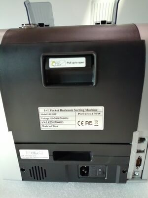 1+1 Macchina di smistamento delle banconote di tasca Detettore di banconote nero con display a LED LK22025060003