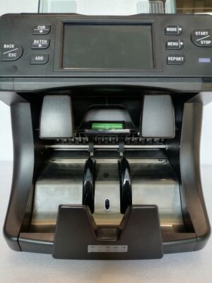 Prezzo buono SH-208C-2CIS Contatore di valore tascabile di miscele metalliche Attrezzature bancarie finanziarie con rilevatore di denaro per la gestione del contante NT808251100550001 in linea