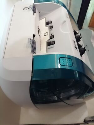 Macchina di smistamento banconote Kisan Money Counter Detector Blu con display a LED Smart K3 S16E01-3659