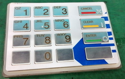 Tastiera inglese 49216686000B 49-216686-000B di versione di Diebold EPP5 delle parti di BANCOMAT
