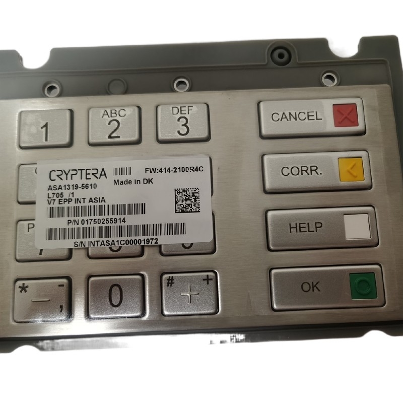 01750255914 Diebold Nixdorf 1750255914 EPP V7 ESP INT Pinpad Sud America Tastiera Atm Parti