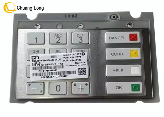 Prezzo buono Parti per bancomat Diebold Nixdorf EPPV8 tastiera 1750303455 01750303455 in linea