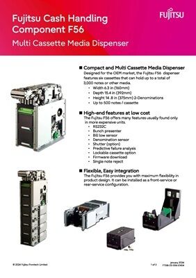 Prezzo buono Fujitsu F56-BDU Il F56 è un erogatore di banconote ideale per funzioni di cassa, chioschi e ATM Fujitsu F56 F53 erogatore di banconote in contanti disponibile Whats App：+86 18138781425 in linea