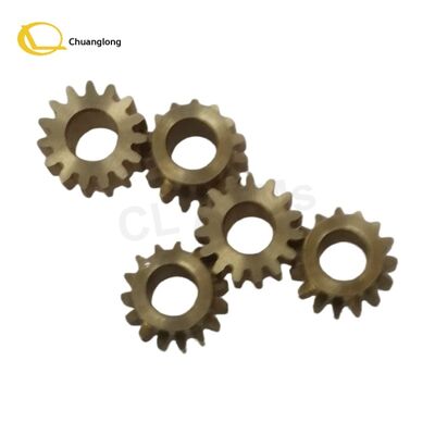 Prezzo buono 1750053977-45 I pezzi di ricambio della macchina ATM Wincor 2050XE 01750053977-45 Il morsetto dell'impilatore Wincor manipola l'ingranaggio di rame del motore 15 denti in linea