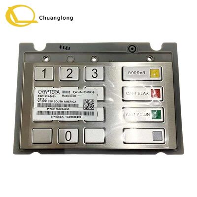 Prezzo buono Diebold Nixdorf DN V7 EPP ESP AMERICA DEL SUD 01750234950 V7 Tastiera con PIN pad crittografato 2050XE ATM CRM CRS Selfserv Kiosk 1750234950 In linea